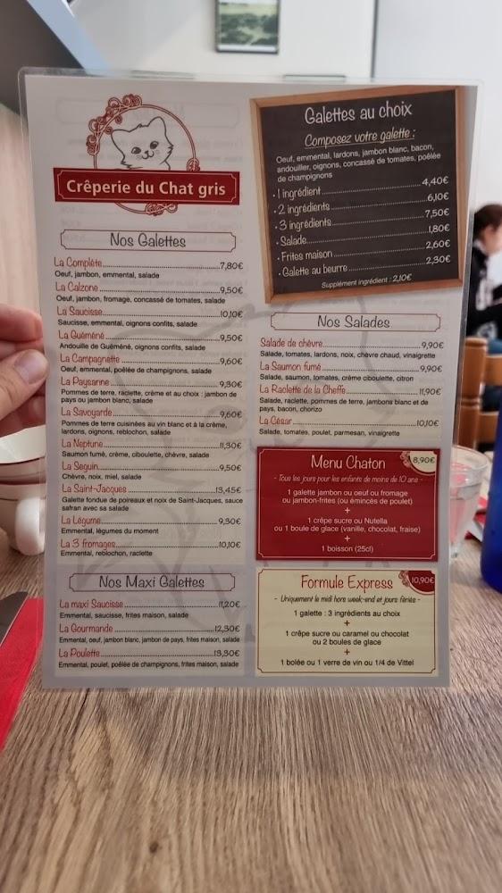 Crêperie le chat gris - Menu Image 3